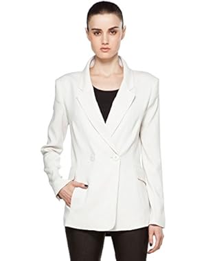 Theory Theyskens Jigal Virgin Wool / Silk Blazer Jacket Ivory Stone 6