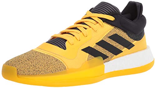 adidas Men's Marquee Boost Low, Bold Gold/Black/Collegiate Green, 14 M US