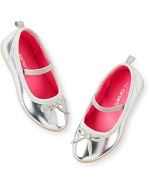 Carters Silver Ballet Baby Girl Flats