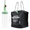 Risepro® Solar-douchetas, 40 l, op zonne-energie, campingdouche, met temperatuur, warm water, 45 °C, wandelen, klimmen…