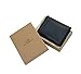 SERMAN BRANDS - RFID Blocking Leather Slim Wallet,Thin Minimalist Front Pocket Wallets For Men Credit Card Holder Carbon Fiber Pull Tab