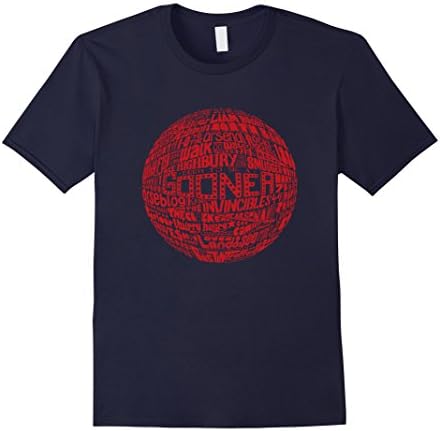Mens Arsenal - Red Typography Print t-shirt Large Navy