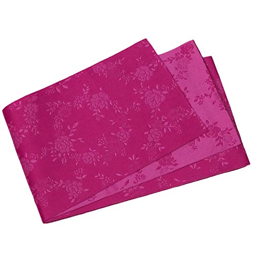 KYOETSU Women's Patterned Obi Belt for Japanese Yukata Kimono (Cherry)