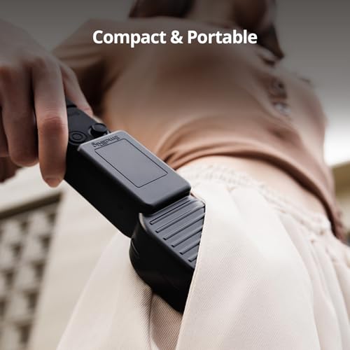 SMALLRIG Kit de funda protectora para DJI Osmo Pocket 4, carcasa rígida y de silicona 2 en 1, carcasa protectora integrada para el gimbal, antitorsión, con correa para la muñeca - 6005