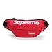 The Mass Fanny Pack Sup Waist-Bag for Man Women Outdoors Running Travel Climbing Carrying Cellphones(Army Green) (Red)