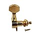 Musiclily 6-in-line Sealed Electric Guitar String Tuning Pegs Keys Machine Heads 6R Tuners Set for Fender Stratocaster Telecaster Guitar,Gold