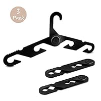 Suntee Premium Travel Hangers,3Pack Portable Folding Aromatherapy Clothes Hangers, Super Bearing Collapsible Hanger Foldable Clothes Drying Rack for Travel, Indoor and Outdoor Use