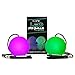 GloFX LED Poi Balls: Light UP 9-Mode Poi - Bright Flow Toy Light Painting Spin Glow Dancing Light Show Rave Prop