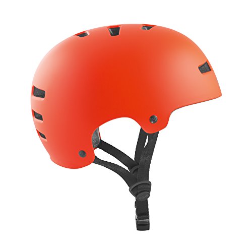 TSG - Evolution Solid Color (Satin Orange, L/XL 57-59 cm) Helmet for Bicycle Skateboard