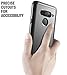 LG V40 ThinQ Case, LG V40 Case, Poetic Karbon Shield [Shock Absorbing] Slim Fit Flexible TPU Case with [Carbon Fiber Texture] for LG V40 / LG V40 ThinQ (2018) - Black