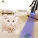Pet Urine Detector Torch -- UV Flashlight for Dog Urine, Cat Stains, Bed Bug - 12 LED bulbs cover larger area - Waterproof - 3 AAA Batteries Included