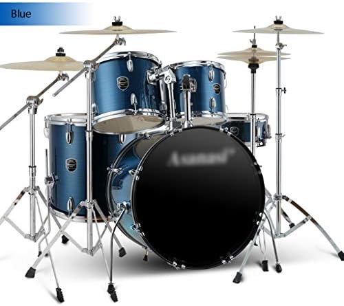 Musical Toy Percussion Drums Adult Drum Set Beginner Practice Drum Male And Female Early Education Percussion Instrument Professional Playing Drum (Color : Blue, Size : 120 * 160cm)