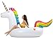 Vickea Leisure Giant Inflatable Unicorn Pool Float Large Outdoor Swimming Pool Floaties Lounge Toys for Adults
