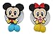 Mickey Minnie 2 pcs Set Toothbrush Holders with Suction Cup for Wall in Bathroom at Home RV Camper Van