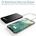 Attom Tech  USB-C PD/QC 3.0  Power Bank Dual Fast Charge Molds Quick Charge and Power Delivery, 10000mAh Portable Charge External Battery Pack,Emergency Phone Power Backup