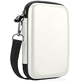 Fintie Protective Case for Fujifilm Instax Mini Link Printer, HP Sprocket Plus/Select Photo Printer, Canon Ivy CLIQ, Ivy CLIQ+ Instant Camera Printer-Hard EVA Shockproof Carrying Bag (White)
