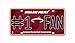 Rico Industries NBA Miami Heat #1 Fan Metal License Plate Tag