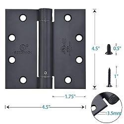 SORGMACH Self Closing Door Hinge 4-1/2 inch Matte