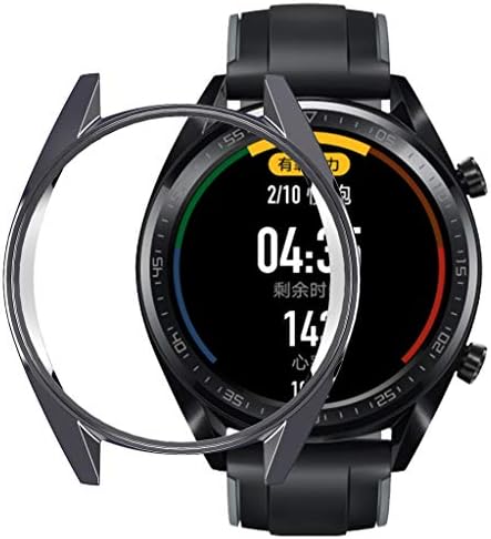 Kecar❤1PCS Ultra-Slim Electroplate Screen Protector, Transparent TPU Overall Protector Case, High Definition Clear Screen Protector for Huawei Watch GT