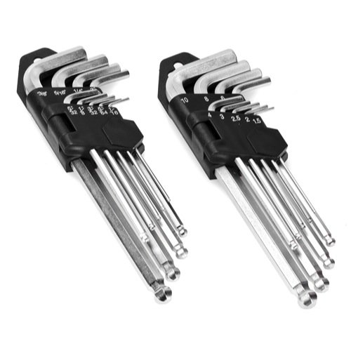 Tradespro Trades Pro 837645 Ball End Hex Key Wrench, 18 Piece Set