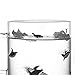 ELITEA Penguin Glass Coffee Mug with Handle Clear Cute Mugs Cup for Drinking Penguin Gift 16.3oz