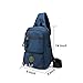 Lanspace Sling Bag Cross Shoulder Backpack for Laptop iPad Up to 12.1-Inch
