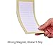 HOLDM Strong Refrigerator Magnetic Memo Notepads for To Do List, with Bonus Leather Pen Holder and Fridge Magnet (2 pads+1 pen holder +1 magnet