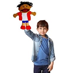 8 Hand Puppets for Kids, Multicultural Puppets with