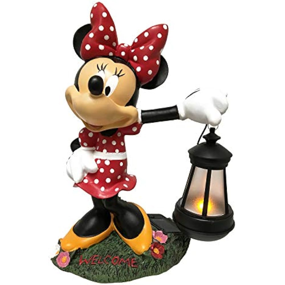 Classic Disney Minnie Mouse Solar LED Lighted Lantern ...