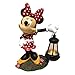 BACKYARD GLORY Disney Minnie Mouse Solar LED Lighted Lantern Everyday Outdoor Garden Statue, 12 inches Tall, Officially Licensed Disney Product