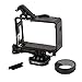 RUITAI&trade New Protective Fixed Frame Mount Housing for GoPro Hero 4 3+3 Cameras with Lens Glass Protector, GoPro Accessories Camera Frame Mount Case with Bulckle Mount + Thumbscrw + Dustproof Cap Plug