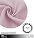 NICETOWN Room Darkening Curtain for Girl's Room Nursery Essential Thermal Insulated Solid Grommet Top Window Treatment Drape (Lavender Pink=Baby Pink, Sold Individually, 42 x 63 inch)