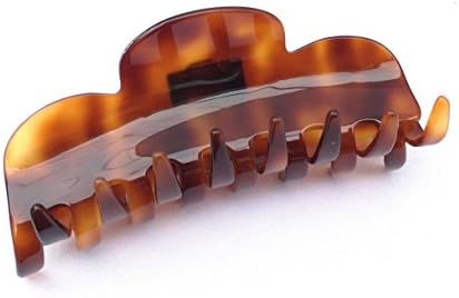 Wardani, XL Jaw clip Tortoiseshell handmade in France from acetate Cellulose (Tortoise)