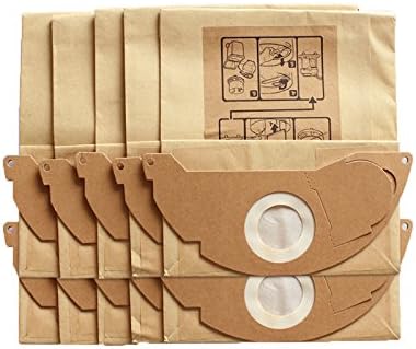 10 pcs Paper dust bags and filter change bags of vacuum cleaner parts for MV2 WD2.000-WD2.399 etc