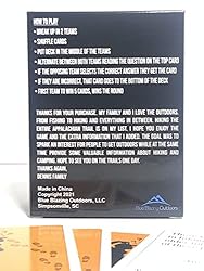 Appalachian Trail Trivia Card Game |125 Cards of