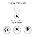 Iuway Unisex Knitted Foldable EarMuffs Fleece Lined Warm Ear Muffs Winter Outdoor EarMuffs (Black)