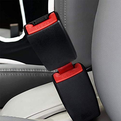 Gvbest Seat Belt Extender(2 Pack) Seat Belt Buckle Extention,(Note-Metal Tongue 7/8'')- E11 Safety Certified,Suitable for most cars - Thumbnail 2