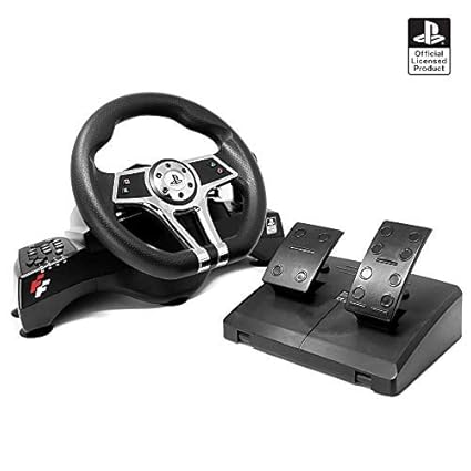 Hurricane Gaming Steering Wheel With Pedals PS4/PS3