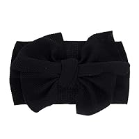 Loukou High Elasticity Baby Headband Creative Solid Bow Headwear Hair Accessory Gift Hair Accessories