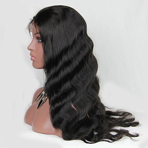 Berimy Hair 8A Glueless Full Lace Human Hair Wigs With Baby Hair Body Wave 130% Density Natural Black Brazilian Virgin Hair Bleached Knots Lace Front Wigs For Black Women Natural Color
