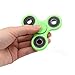 AyoGu Fidget Spinner Stress Reducer Time Killer Helps Focus (Fluo green & black)