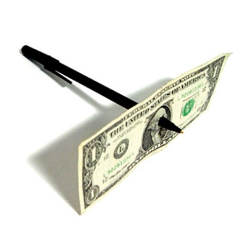 Magie Pen Thru Bank Note