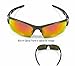 FARROVA - AX5065 Extreme Series Polarized Sunglasses Cycling Grilamid TR90 Frame Sports Sunglasses for Men & Women with Interchangeable Iridium Lenses for All Outdoor Activities, Grey Frame