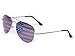 Goson American Flag Mirror Aviator Novelty Decorative Sunglasses (Silver)