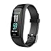 Mgaolo Fitness Tracker,Smart Watch Activity Tracker Health Bracelet Waterproof Wristband with Heart Rate Blood Pressure Pedometer Sleep Monitor Calorie Step Counter for Men Women Kids (Black)