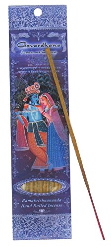 Prabhuji's Gifts - Hand Rolled Incense Govardhana Loban & Coconut - 10 Stick(s)