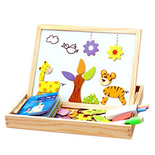 lazinem Children DIY Multicolor Three-Dimensional Magnetic Puzzle Toy Pegged Puzzles