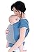 Baby Wrap Carrier by Baby Sense - Baby Sling, Nursing Cover, Baby Slings, Soft Lightweight Stretchy Comfortable Easy Breathable Wraps for Infants & Newborns | Baby Shower Gift (Blue)