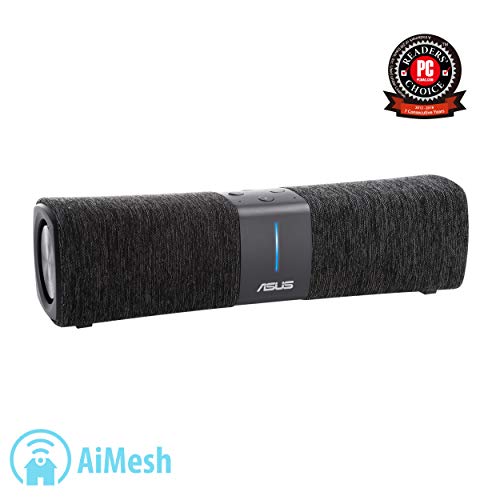 ASUS-Lyra-Voice-All-In-One-Smart-Voice-Router--AC2200-Tri-Band-Mesh-WiFi-Router-and-Bluetooth-speaker-with-AiMesh-support-and-Amazon-Alexa-Built-in