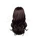 Kamo Dark Brown Charming Long Wavy Hair Wig + Wig Cap